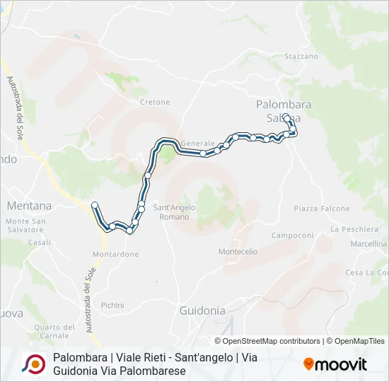 COTRAL Bus Line Map
