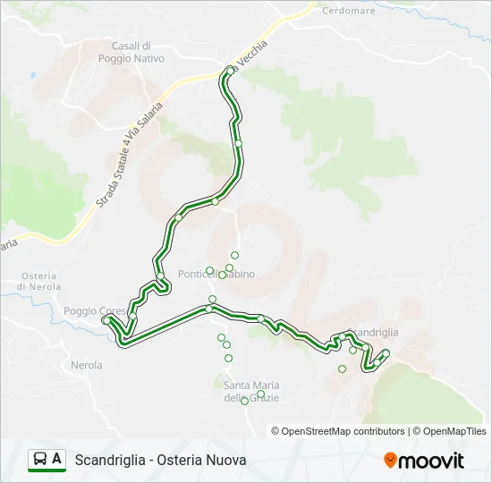 A Bus Line Map
