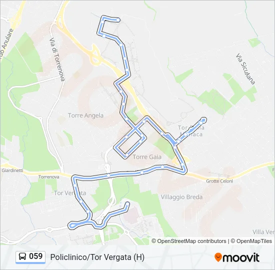059 Bus Line Map