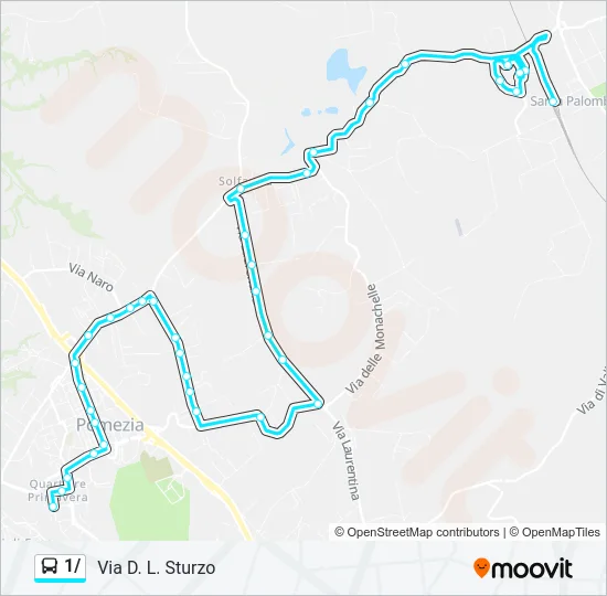 1/ Bus Line Map