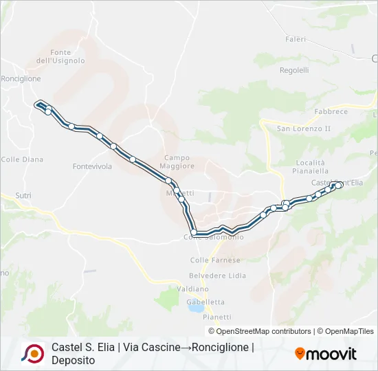COTRAL Bus Line Map
