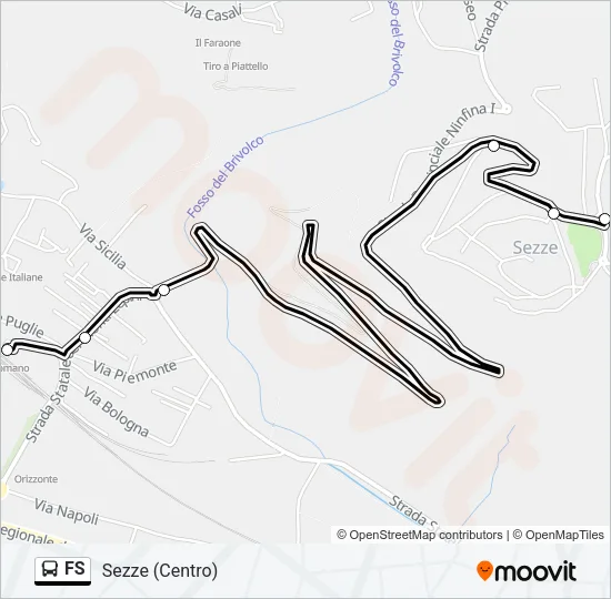 FS Bus Line Map
