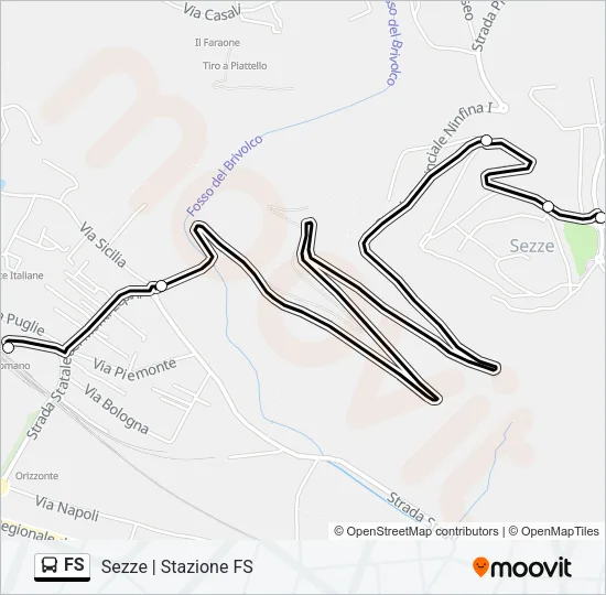 FS Bus Line Map
