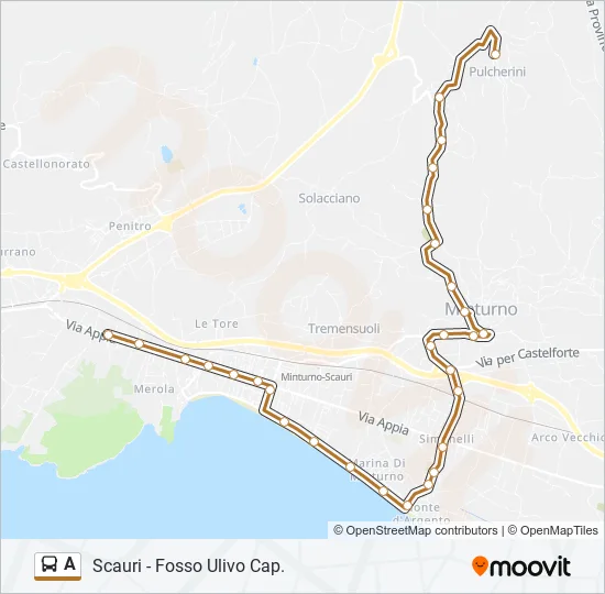 A Bus Line Map