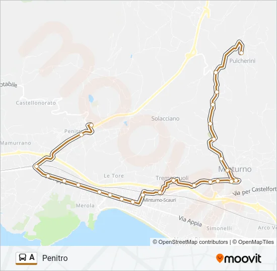 A Bus Line Map