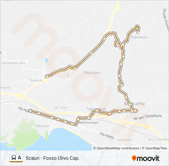 A Bus Line Map