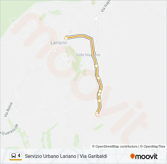 4 Bus Line Map