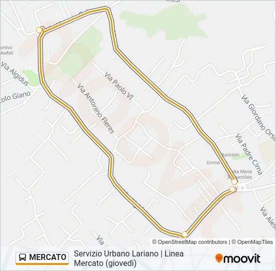 MERCATO Bus Line Map