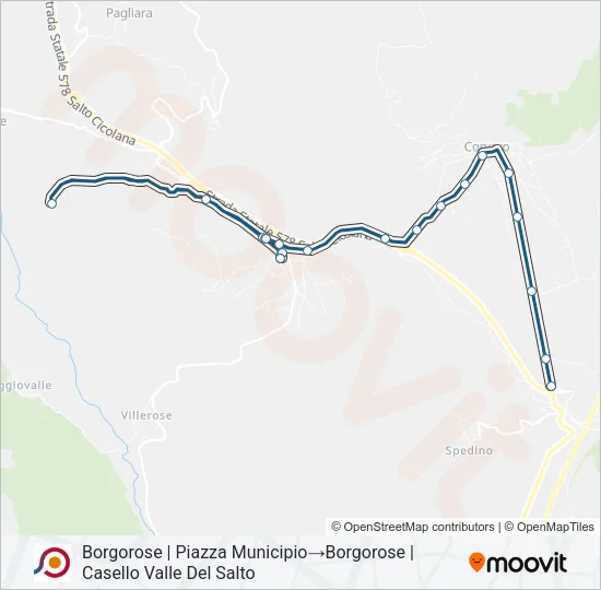COTRAL Bus Line Map