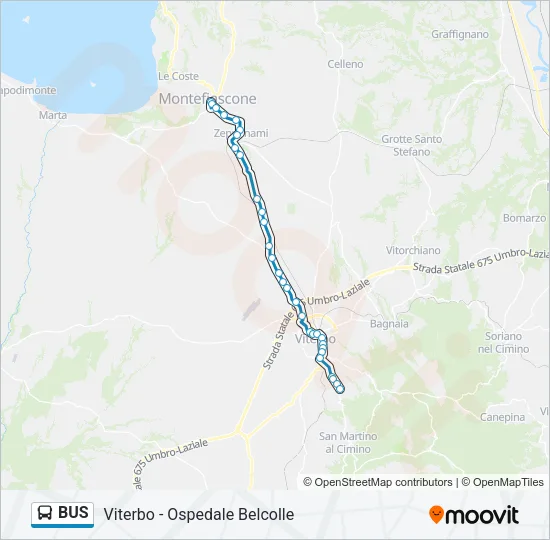 BUS Line Map