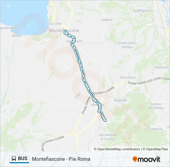 BUS Line Map