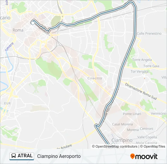 ATRAL Bus Line Map