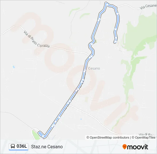 036L  Line Map