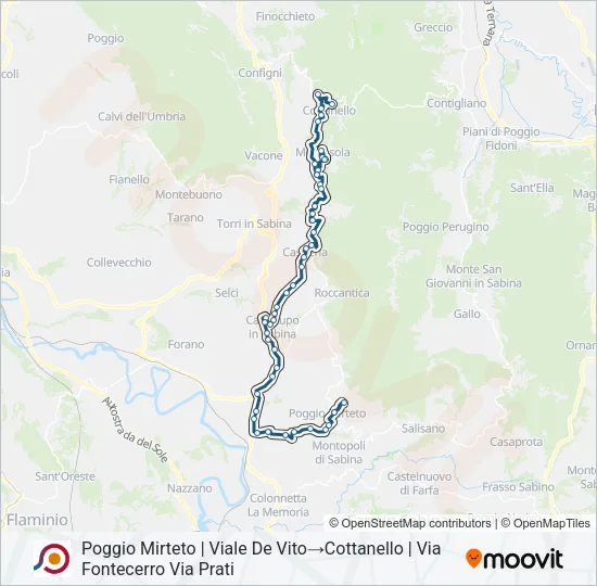 COTRAL Bus Line Map