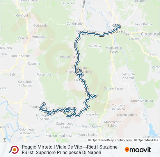 COTRAL Bus Line Map
