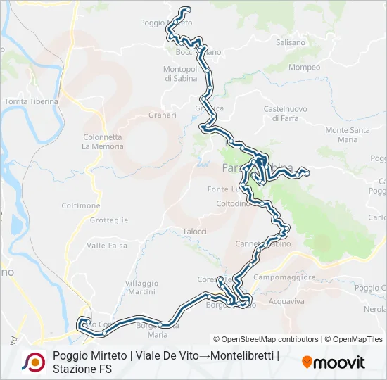 COTRAL Bus Line Map