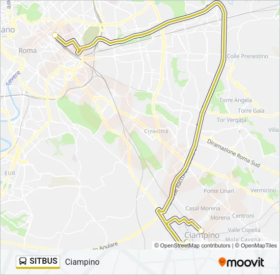 SITBUS Bus Line Map