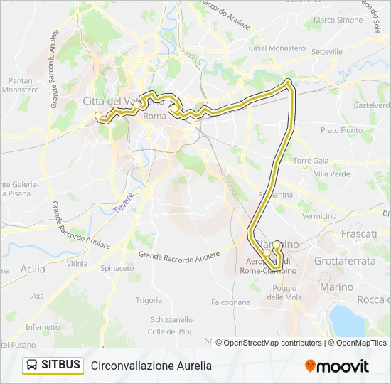 SITBUS Bus Line Map