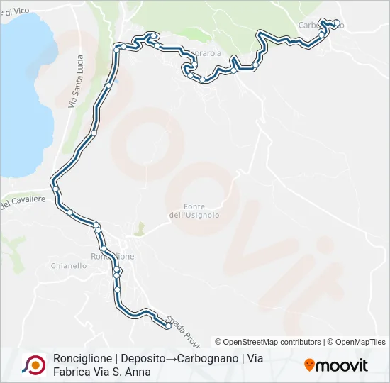 COTRAL Bus Line Map