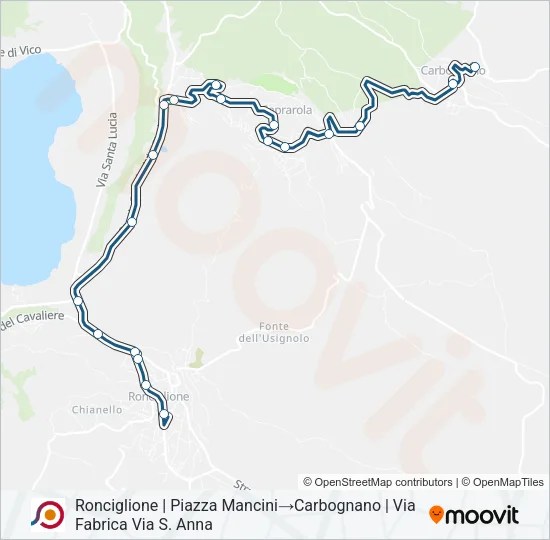 COTRAL Bus Line Map
