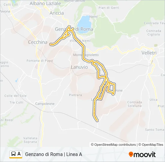 A Bus Line Map