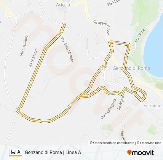 A Bus Line Map