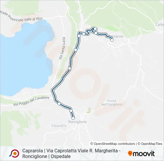 COTRAL Bus Line Map