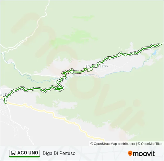 AGO UNO Bus Line Map