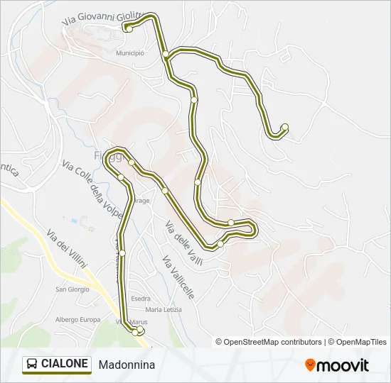 CIALONE Bus Line Map