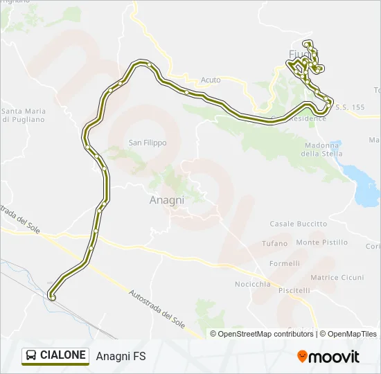 CIALONE Bus Line Map