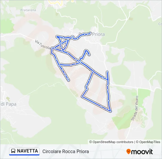 NAVETTA Bus Line Map