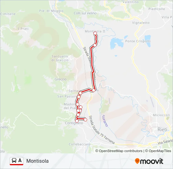 A Bus Line Map