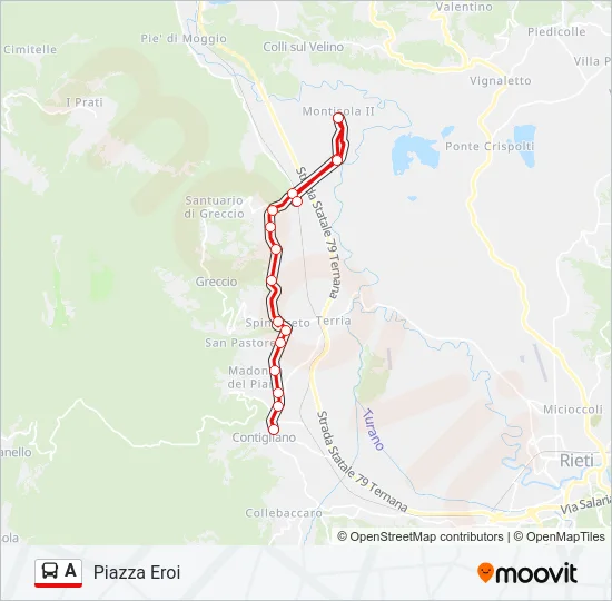 A Bus Line Map