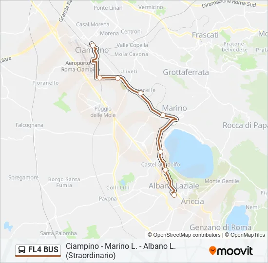 FL4 BUS Bus Line Map