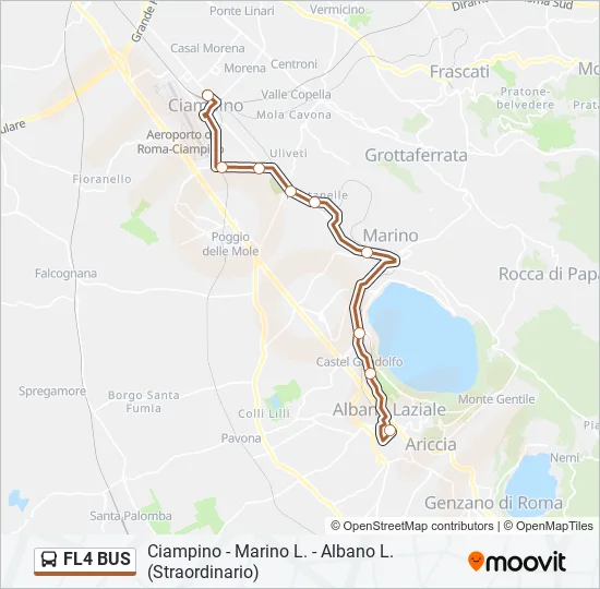 FL4 BUS Bus Line Map