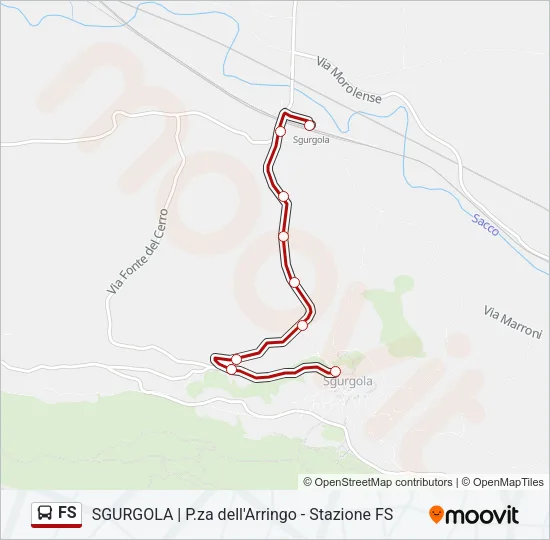 FS Bus Line Map
