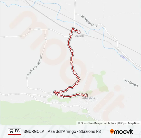 FS Bus Line Map