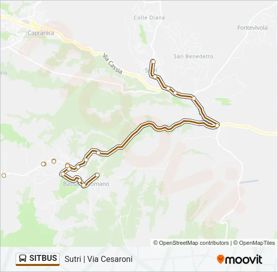 SITBUS Bus Line Map