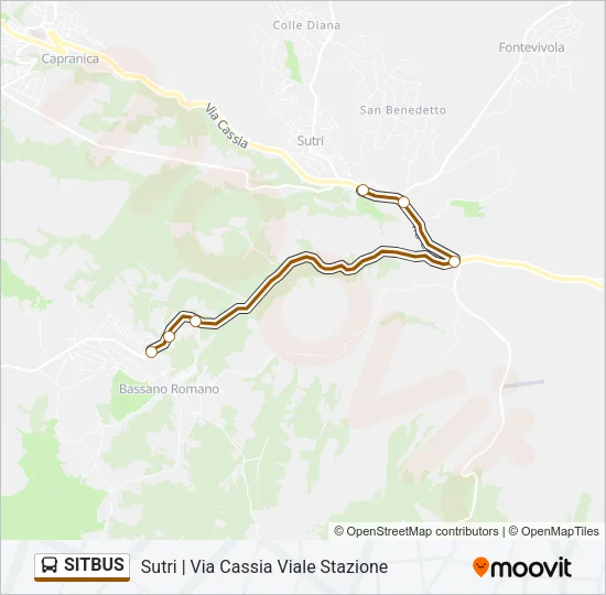 SITBUS Bus Line Map