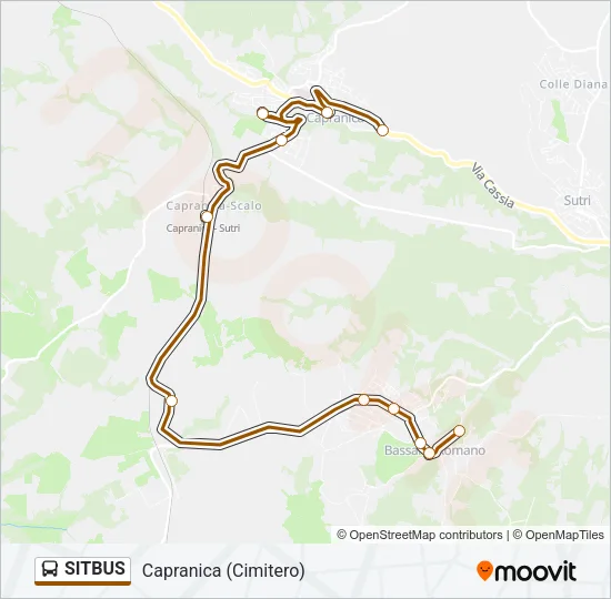 SITBUS Bus Line Map