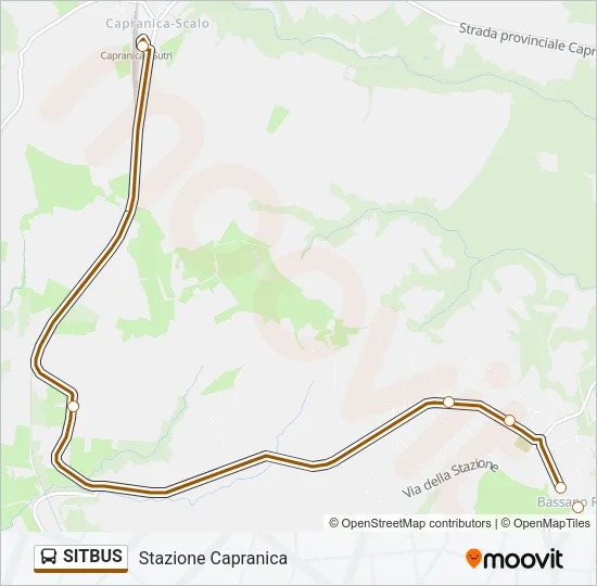 SITBUS Bus Line Map