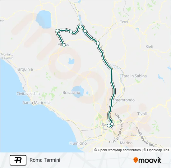 R Train Line Map