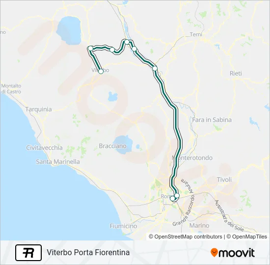 R Train Line Map