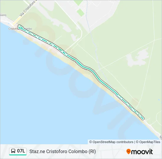 07L Bus Line Map