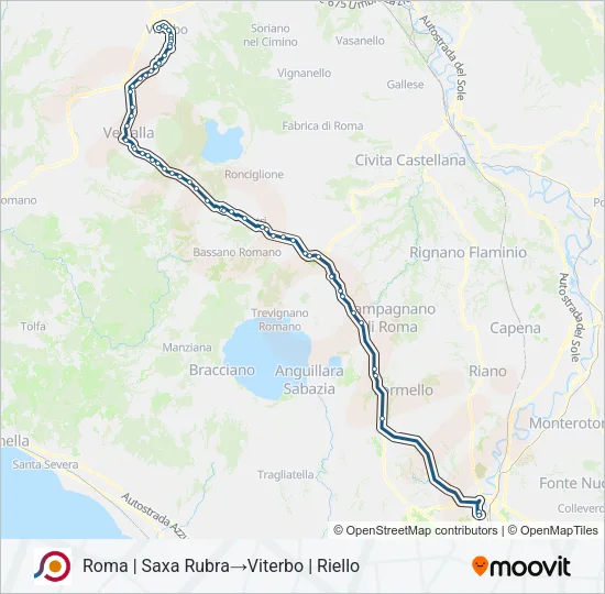COTRAL Bus Line Map