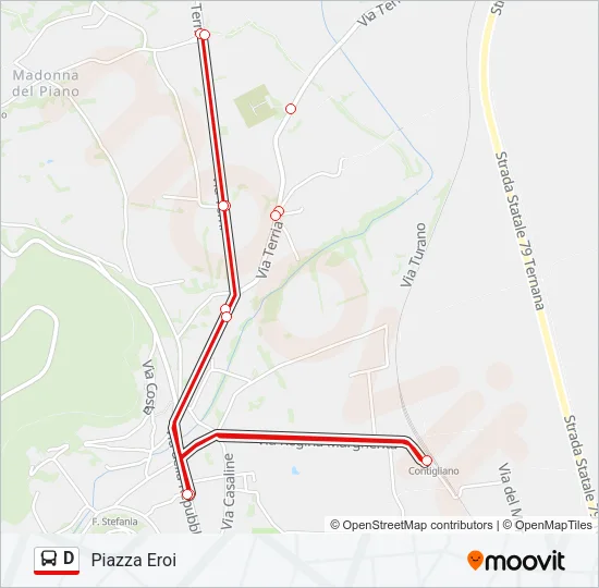 D Bus Line Map