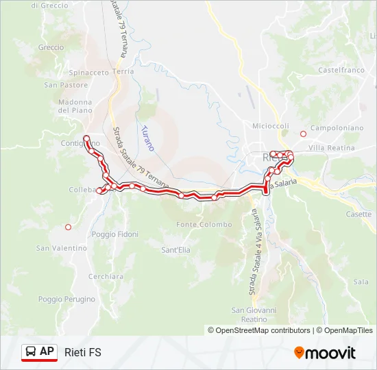 AP Bus Line Map