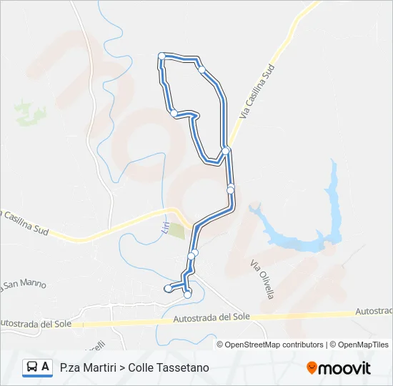 A Bus Line Map
