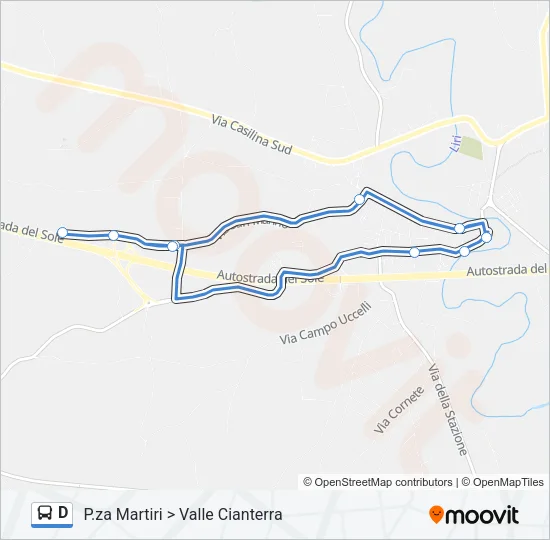 D Bus Line Map