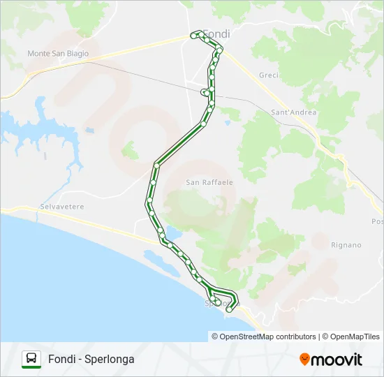 PIAZZOLI Bus Line Map